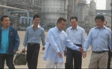 張國榮考察公司山西建滔萬鑫達(dá)施工現(xiàn)場(chǎng)