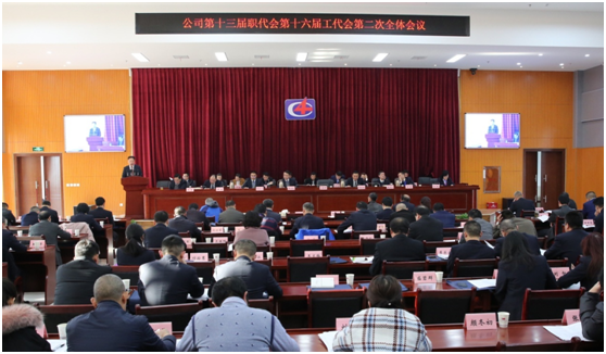 公司隆重召開第十三屆職代會(huì)、第十六屆工代會(huì)第二次會(huì)議