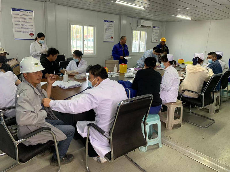 華北公司日照項目部開展“心系職工送健康、愛心體檢暖人心”活動