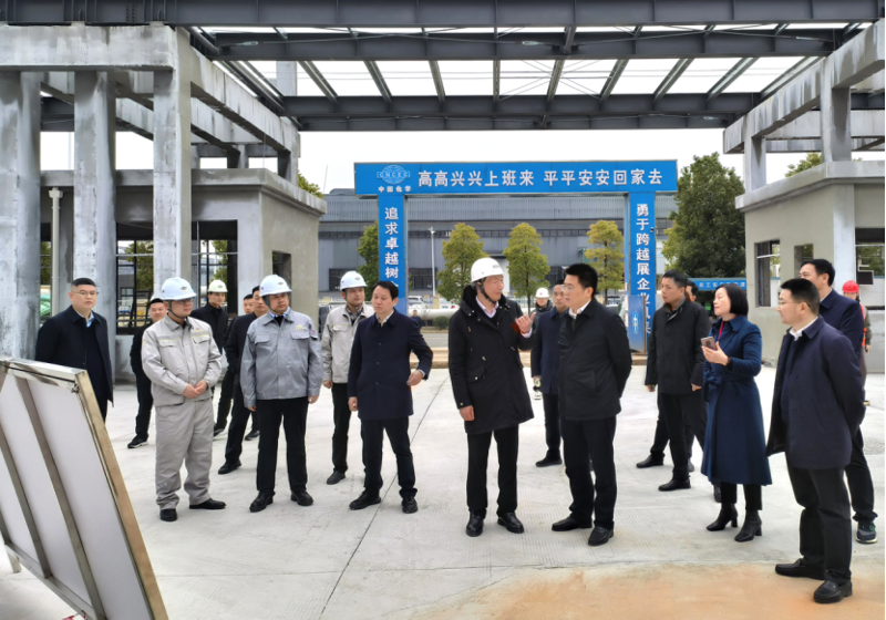 肖湘暉到建筑工程公司科倫、湘盛福諾項(xiàng)目調(diào)研