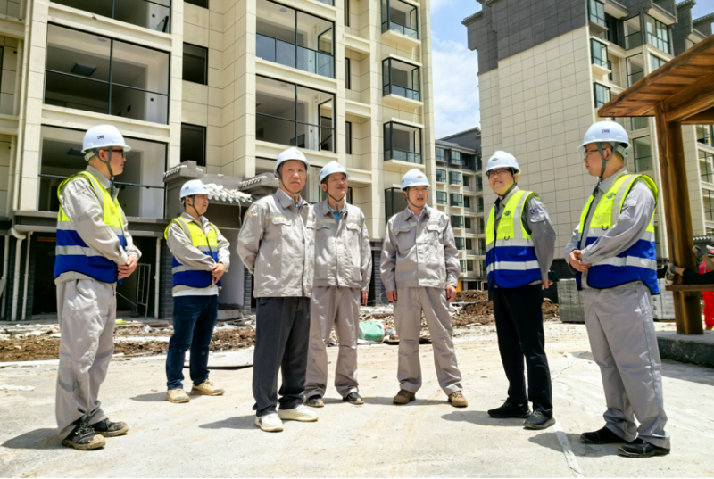 唐文方到部分在岳單位和項目調(diào)研指導工作
